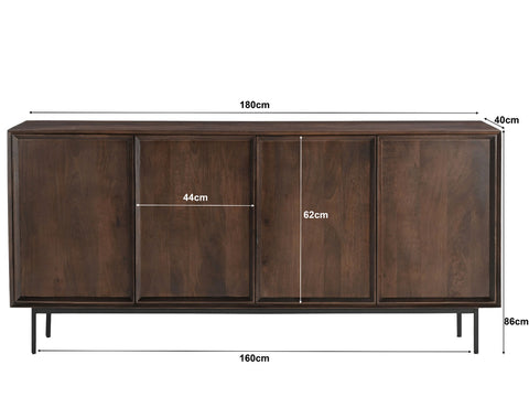 Ravenstein Brown 180cm