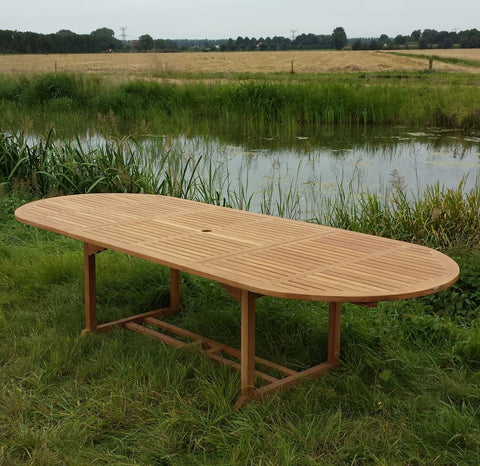 Mesa Oval Extensível 180/240 cm