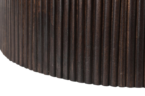 Eettafel Salvator Walnut Rond 130 cm Livingfurn