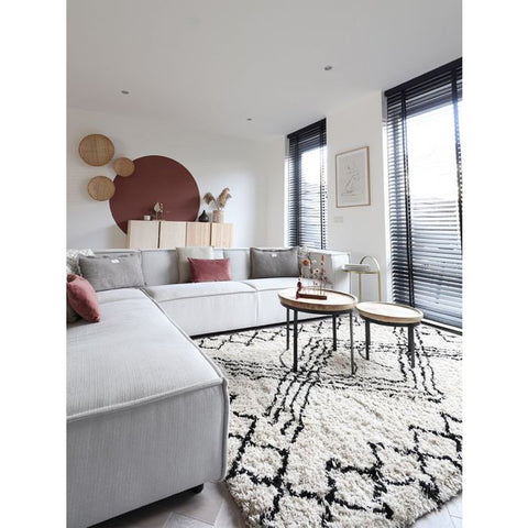 Vloerkleed Jim Cream 160 x 230 cm