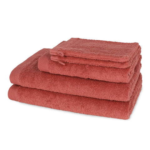 Como Handdoekenset Steenrood Casilin