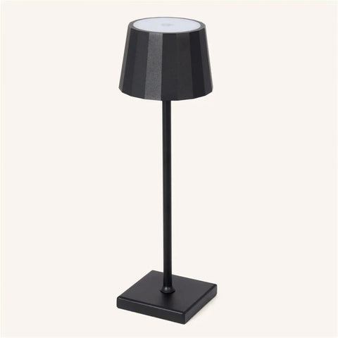 William Black oplaadbare ijzeren tafellamp – 120 uur batterij, dimbaar, opladen via USB-C
