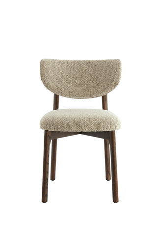 Eetkamerstoel Trosa Crème-Bruin Light & Living - Set van 2