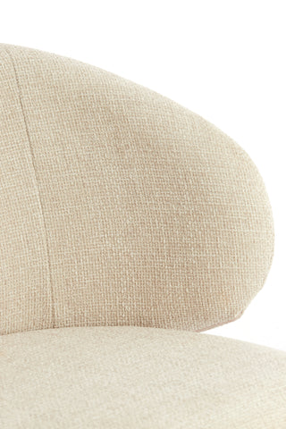 Barkruk Aluko Crème+Bruin Light & Living set van 2