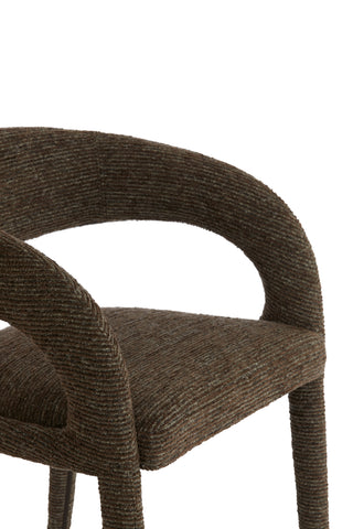 Eetkamerstoel Kyran Bruin Light & Living