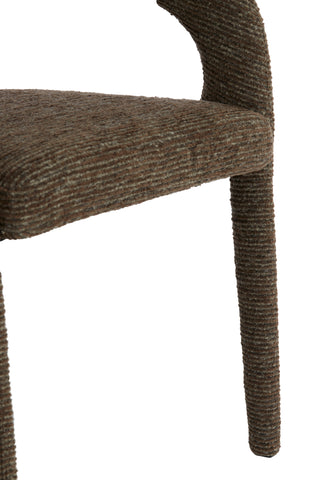 Eetkamerstoel Kyran Bruin Light & Living