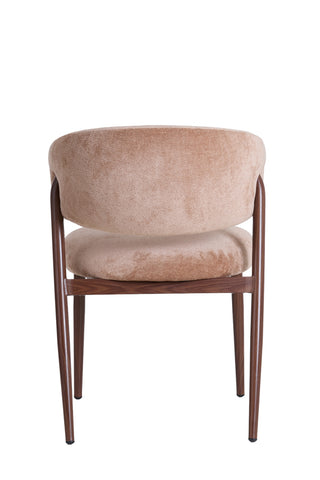 Eetkamerstoel Isandro Oudroze Bruin Light & Living