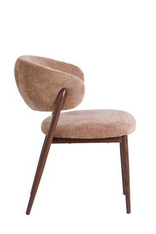 Eetkamerstoel Isandro Oudroze Bruin Light & Living