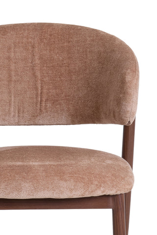 Eetkamerstoel Isandro Oudroze Bruin Light & Living