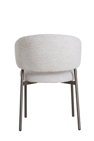 Eetkamerstoel Tibalt Beige Antique Bronze Light & Living