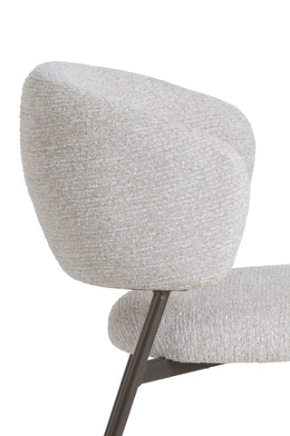 Eetkamerstoel Tibalt Beige Antique Bronze Light & Living