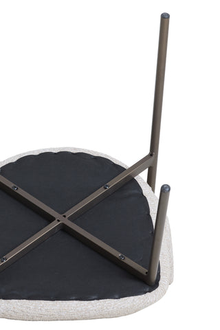 Eetkamerstoel Tibalt Beige Antique Bronze Light & Living