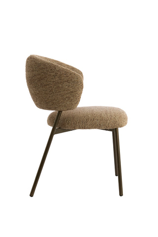 Eetkamerstoel Tibalt Bruin Antique Bronze Light & Living