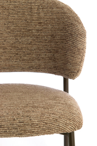 Eetkamerstoel Tibalt Bruin Antique Bronze Light & Living