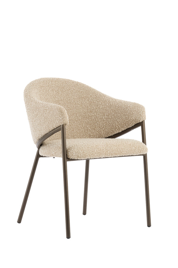 Eetkamerstoel Nyro Zandbruin Antique Bronze Light & Living