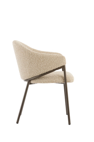 Eetkamerstoel Nyro Zandbruin Antique Bronze Light & Living