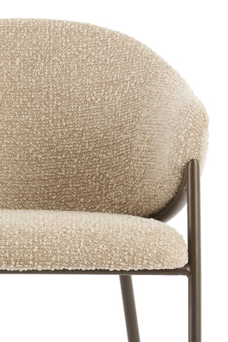 Eetkamerstoel Nyro Zandbruin Antique Bronze Light & Living