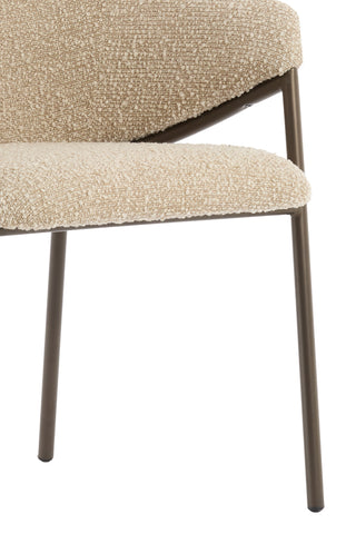 Eetkamerstoel Nyro Zandbruin Antique Bronze Light & Living