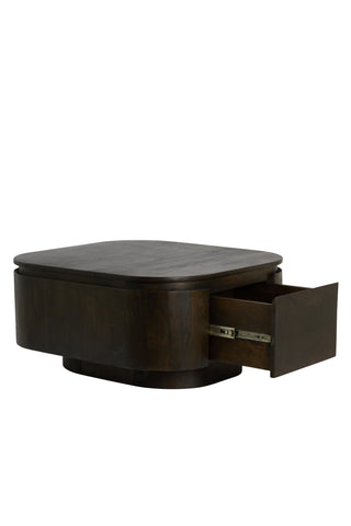 Salontafel RYMA 80 x 80 x 40 cm Chocoladebruin Light & Living