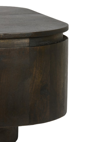 Salontafel RYMA 80 x 80 x 40 cm Chocoladebruin Light & Living