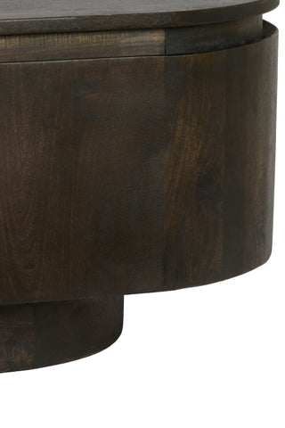 Salontafel RYMA 80 x 80 x 40 cm Chocoladebruin Light & Living