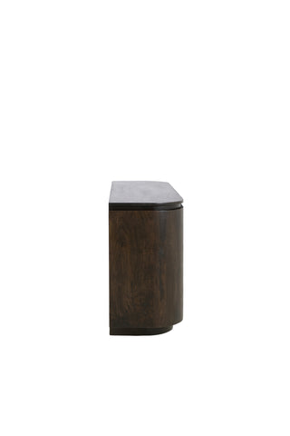 Dressoir RYMA 160 x 43 x 80 cm Chocoladebruin Light & Living