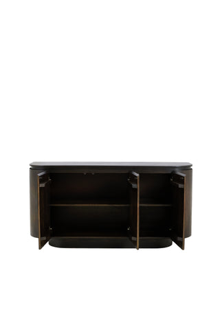 Dressoir RYMA 160 x 43 x 80 cm Chocoladebruin Light & Living