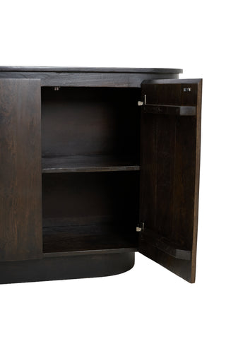 Dressoir RYMA 160 x 43 x 80 cm Chocoladebruin Light & Living