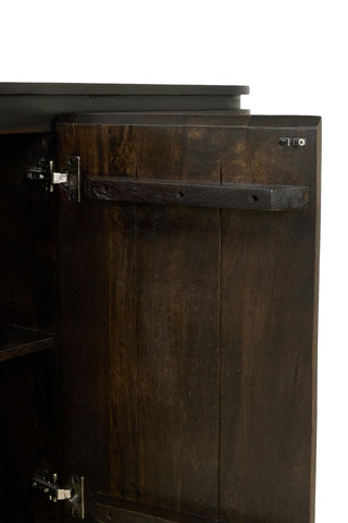 Dressoir RYMA 160 x 43 x 80 cm Chocoladebruin Light & Living