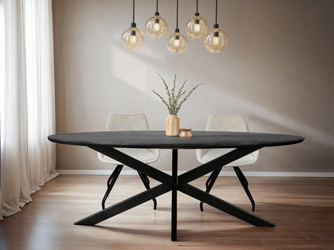 Jesper Oval Preto 240 cm