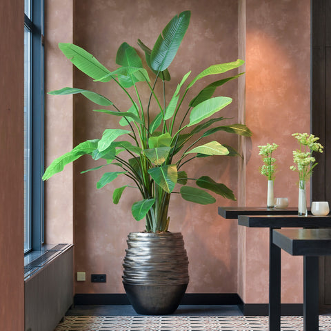 Pot Roza Koper D64.5 H80 translates to "Pot Rose Copper D64.5 H80"