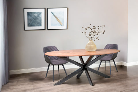 Oslo Oval Acasia 180cm