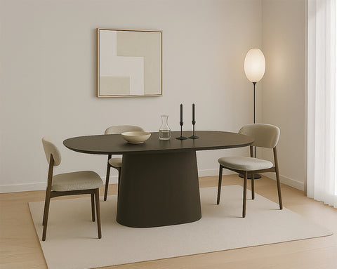 Eettafel Novero Espresso 230 cm Livingfurn