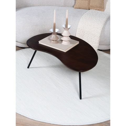 Vloerkleed Scott Wit Rond ø200 cm