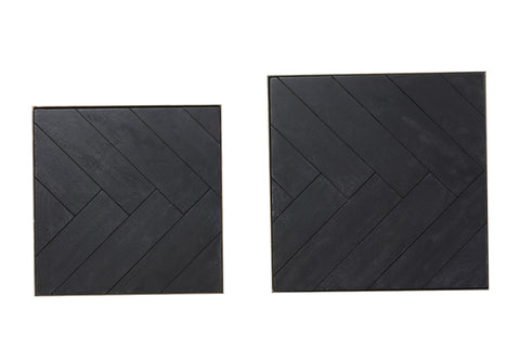 Zuil Chisa - Hout/Antiek Brons - Set