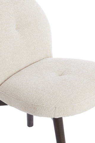 Eetkamerstoel Sinosa Crème Light & Living - Set van 2