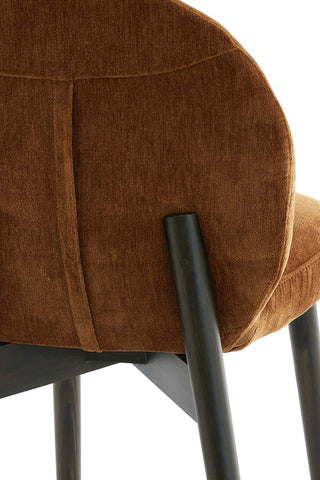 Eetkamerstoel Sinosa Velvet Bruin Light & Living - Set van 2