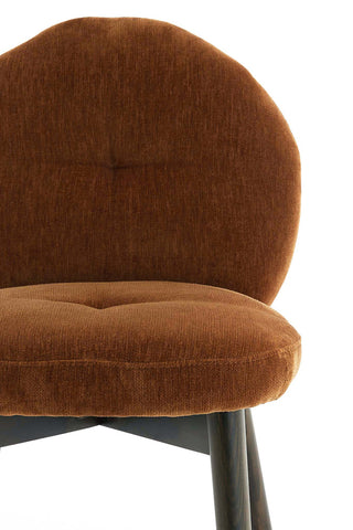 Eetkamerstoel Sinosa Velvet Bruin Light & Living - Set van 2