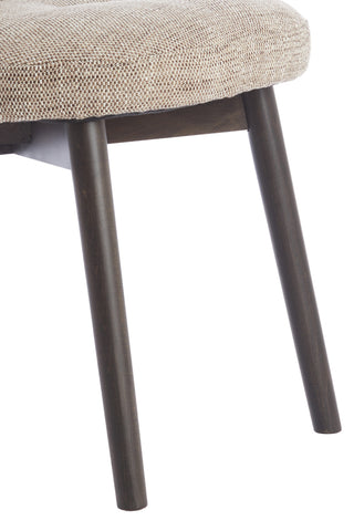 Eetkamerstoel Sinosa Bruin-Crème Light & Living - Set van 2