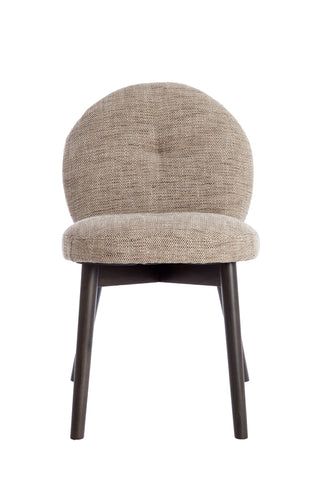 Eetkamerstoel Sinosa Bruin-Crème Light & Living - Set van 2