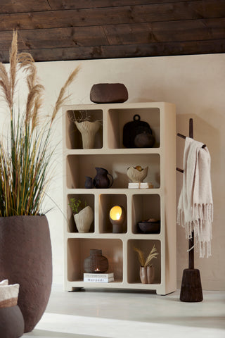 Kast 110x35x190 cm NAHUA Beige Light & Living