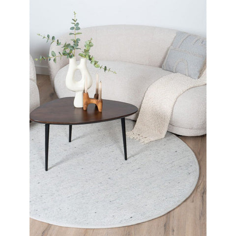 Vloerkleed Scott Ivoor Rond ø160 cm