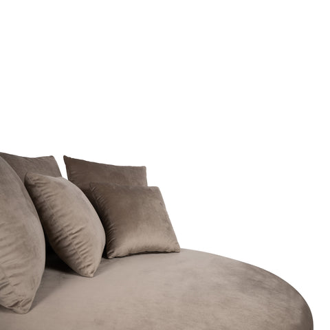 Fauteuil Fayen Velvet Zand Rond PTMD