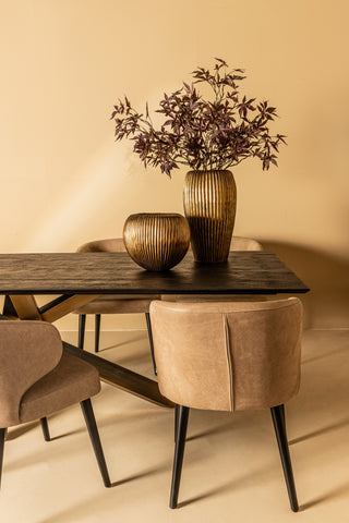 PTMD Fiori Sand 6206 -met vegan leather bekleding