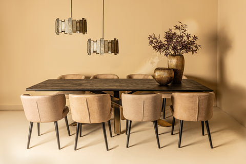 PTMD Fiori Sand 6206 -met vegan leather bekleding