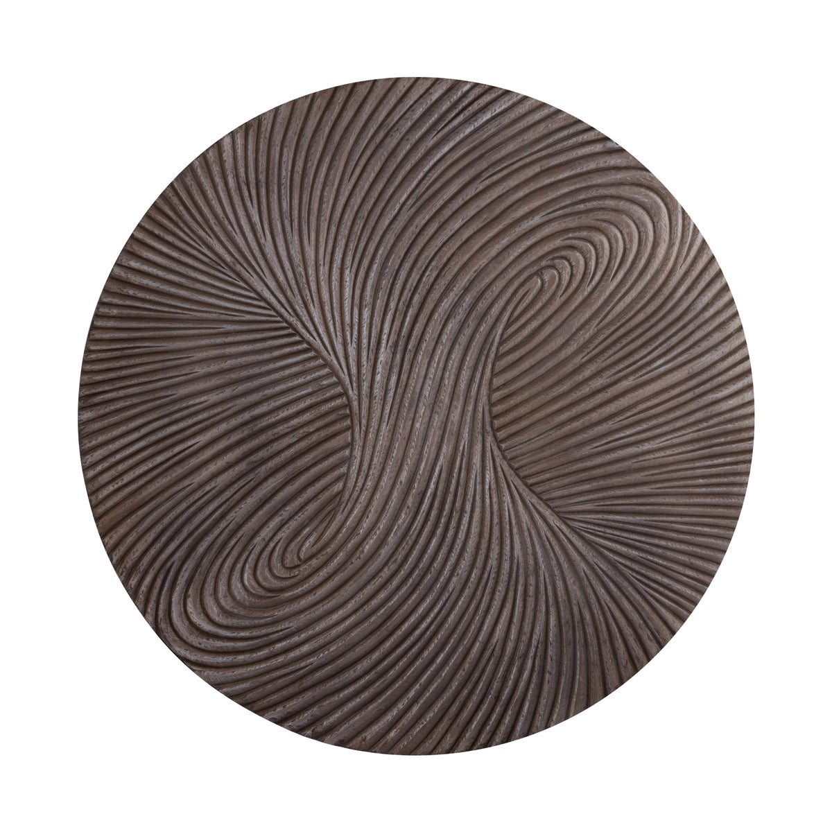 Wandpaneel Wiktor Bruin Swirl Rond 120 cm PTMD