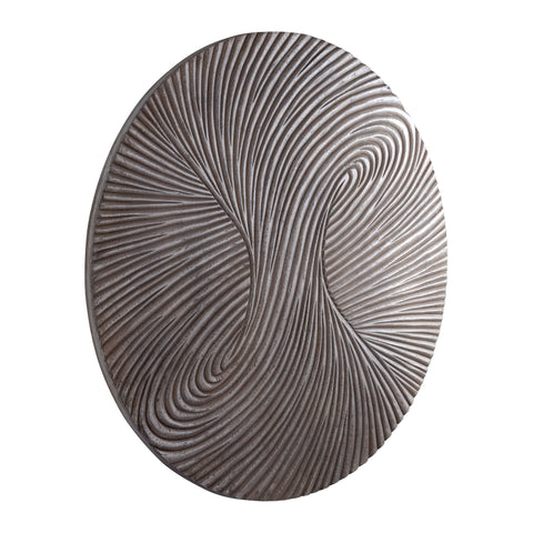 Wandpaneel Wiktor Bruin Swirl Rond 120 cm PTMD