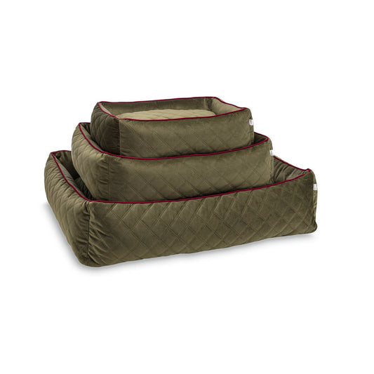 KLASSIEK hondenbed - OXFORD OLIVE