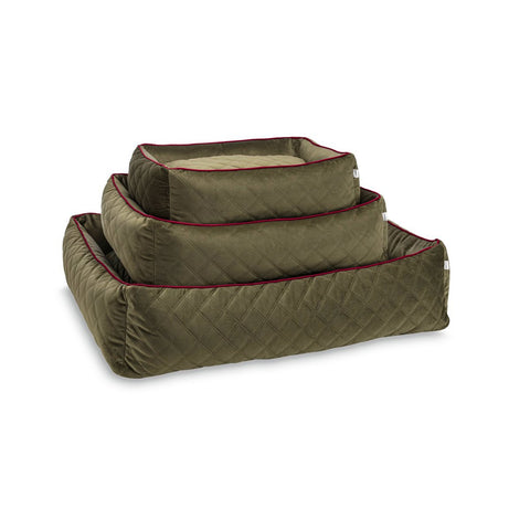 KLASSIEK hondenbed - OXFORD OLIVE
