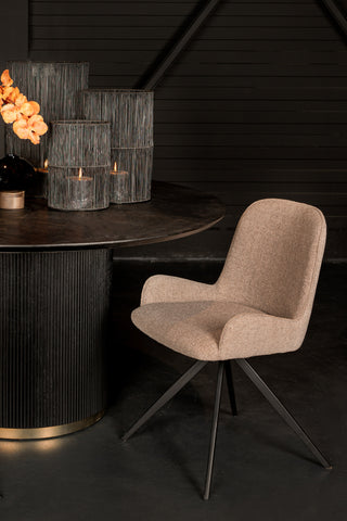 Eetkamerstoel Leander Beige Draaibaar PTMD
